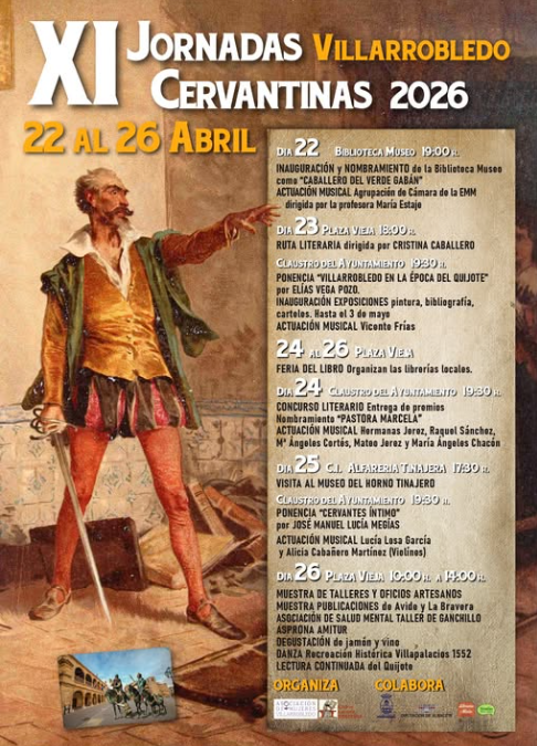 Tejiendo comunidad en las  Jornadas Cervantinas 2026